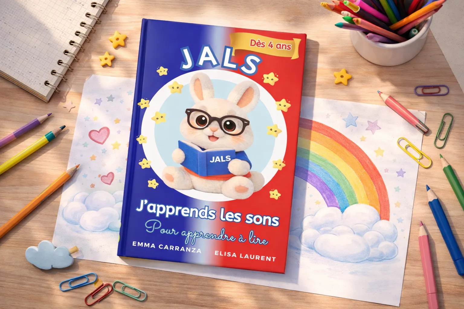 JALS Livre méthode phonétique pour apprendre à lire les sons voyelles, semi-voyelles et consonnes, dedié aus enfants en Grand sections de l’école maternelle et école primaire: CP, CE1, CE2